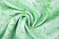 Reststück: 1,60m - Viskose Webware Digital Magdalena hellgrün