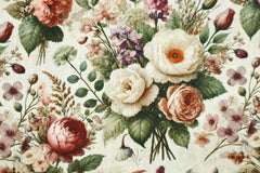 Viskose Leinen Herbstblumen HW25/26 Design 13 SH