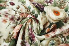 Viskose Leinen Herbstblumen HW25/26 Design 13 SH