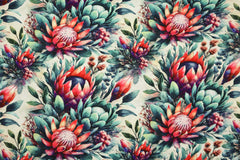 Viskose Leinen Herbstblumen HW25/26 Design 14 SH