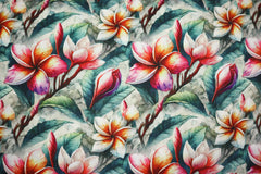 Viskose Leinen Herbstblumen HW25/26 Design 16 SH