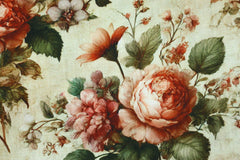 Viskose Leinen Herbstblumen HW25/26 Design 3 SH