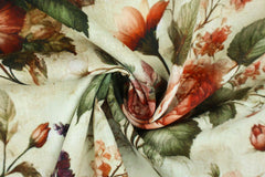 Viskose Leinen Herbstblumen HW25/26 Design 3 SH