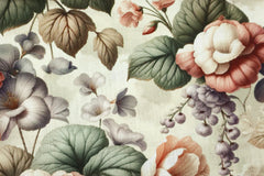 Viskose Leinen Herbstblumen HW25/26 Design 5 SH