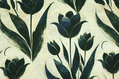 Viskose Leinen Herbstblumen HW25/26 Design 7 SH