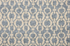 Viskose Strickjacquard Marina Ketten - grau