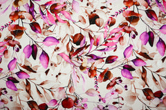 Viskosejersey Pretty Leaves