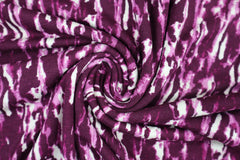 Viskosejersey Action Paint - beere