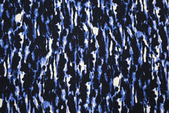 Viskosejersey Action Paint - blau