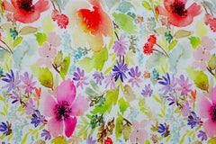 Viskosejersey Flora Mohn