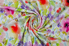 Viskosejersey Flora Mohn