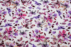 Viskosejersey Flower Branches