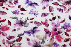 Viskosejersey Flower Branches