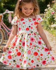 Viskosestoff Lia Flower SH