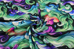 Viskosejersey Digital Fantasy
