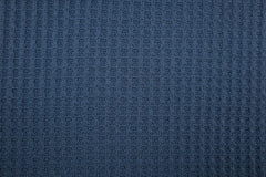 Waffel Strickstoff Romy - marine