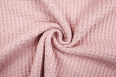 Waffel Strickstoff Romy - rosa