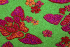 Walkloden Flower - grün