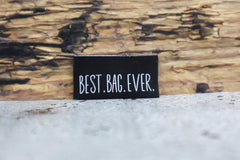 Weblabel gefaltet BEST.BAG.EVER.