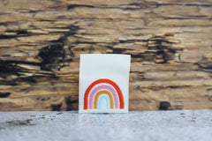 Weblabel gefaltet Rainbow