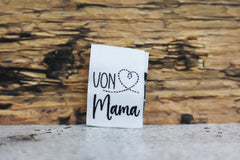 Weblabel gefaltet Von Mama