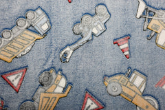 Wellness Fleece Glow in the Dark Baustelle