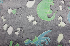Wellness Fleece Glow in the Dark Wild Saurier