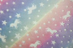 Wellness Fleece Glow in the Dark Einhörner