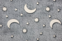 Wellness Fleece Glow in the Dark Sonne, Mond + Sterne