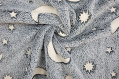 Wellness Fleece Glow in the Dark Sonne, Mond + Sterne