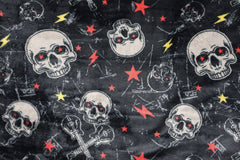 Wellness Fleece Totenköpfe