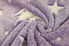 Wellness Fleece Glow in the Dark Einhörner - Design 1