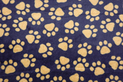Wellness Fleece Kleine Pfoten - dunkelblau