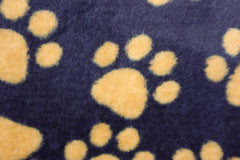 Wellness Fleece Kleine Pfoten - dunkelblau