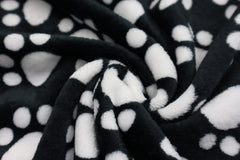 Wellness Fleece Kleine Pfoten - schwarz