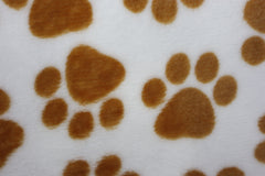 Wellness Fleece Kleine Pfoten - weiß