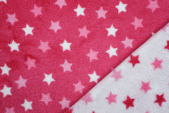 Wellness Fleece Mini Stars - pink