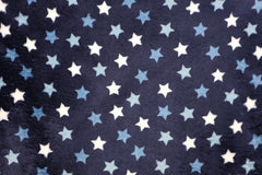 Wellness Fleece Mini Stars - dunkelblau