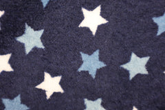 Wellness Fleece Mini Stars - dunkelblau