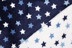 Wellness Fleece Mini Stars - dunkelblau