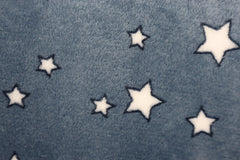 Wellness Fleece Mini Stars - rauchblau