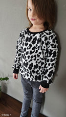 Baumwoll Jacquard Jersey Emily Animal Flecken