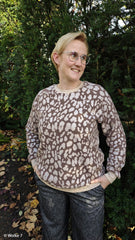 Baumwoll Jacquard Jersey Emily Animal Flecken
