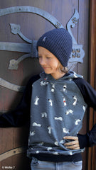 French Terry Reindeer Xmas Retreat by Thorsten Berger - 267 smaragd