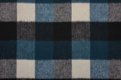 Woll-Jacquard Black Check
