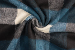 Woll-Jacquard Black Check