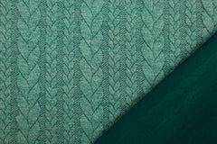 Zopfstrick Jacquard Fenja - 5031 grün