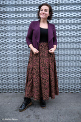 Viskose Webware Octubre by Bienvenido Colorido - 299 schwarz