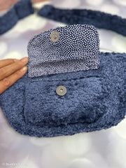 Chenille Dekostoff Bogota - 596 marine