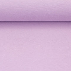 Bündchenstoff Heike Uni hell flieder - Saison HW26/27 bei Der Buntspecht